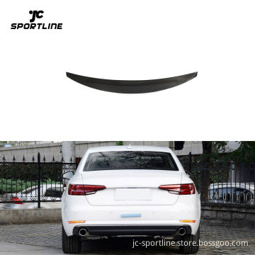 B9 S4 Carbon Rear Trunk Spoiler for Audi A4 B9 Quattro S Line S4 Sedan 2017-2023